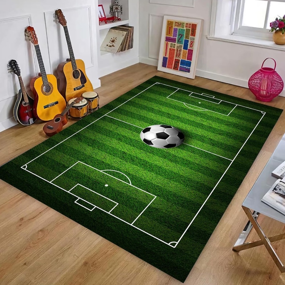 Soccer Field Area Rug 3”x 5” - NEW